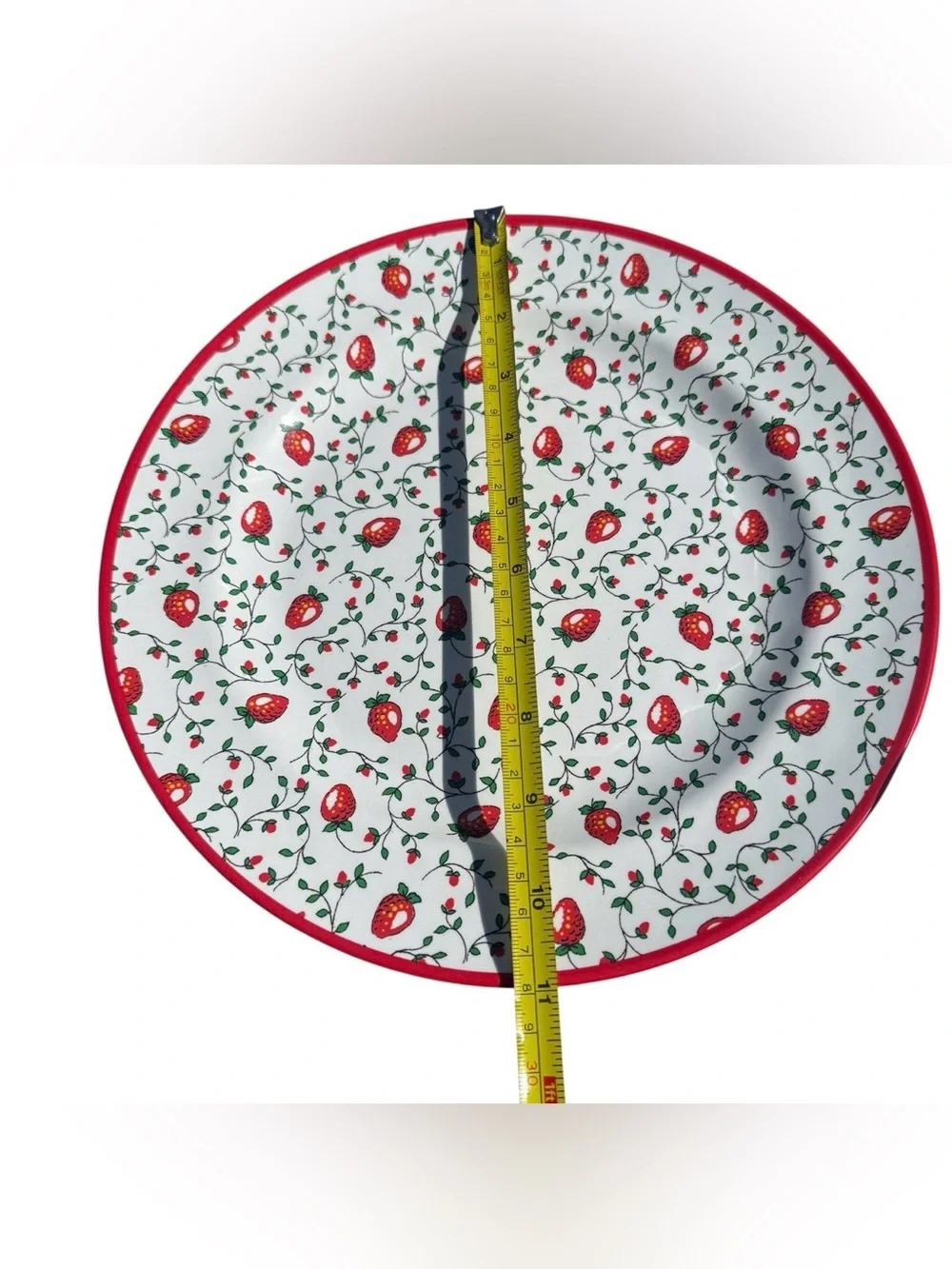 Sur La Table Wild Strawberry Melamine Plates Set of 8 Dinner Salad Cottagecore